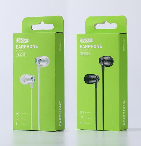 Headset/handsfree Robot RE101S Stereo 3.5mm jack audio Wolusiji