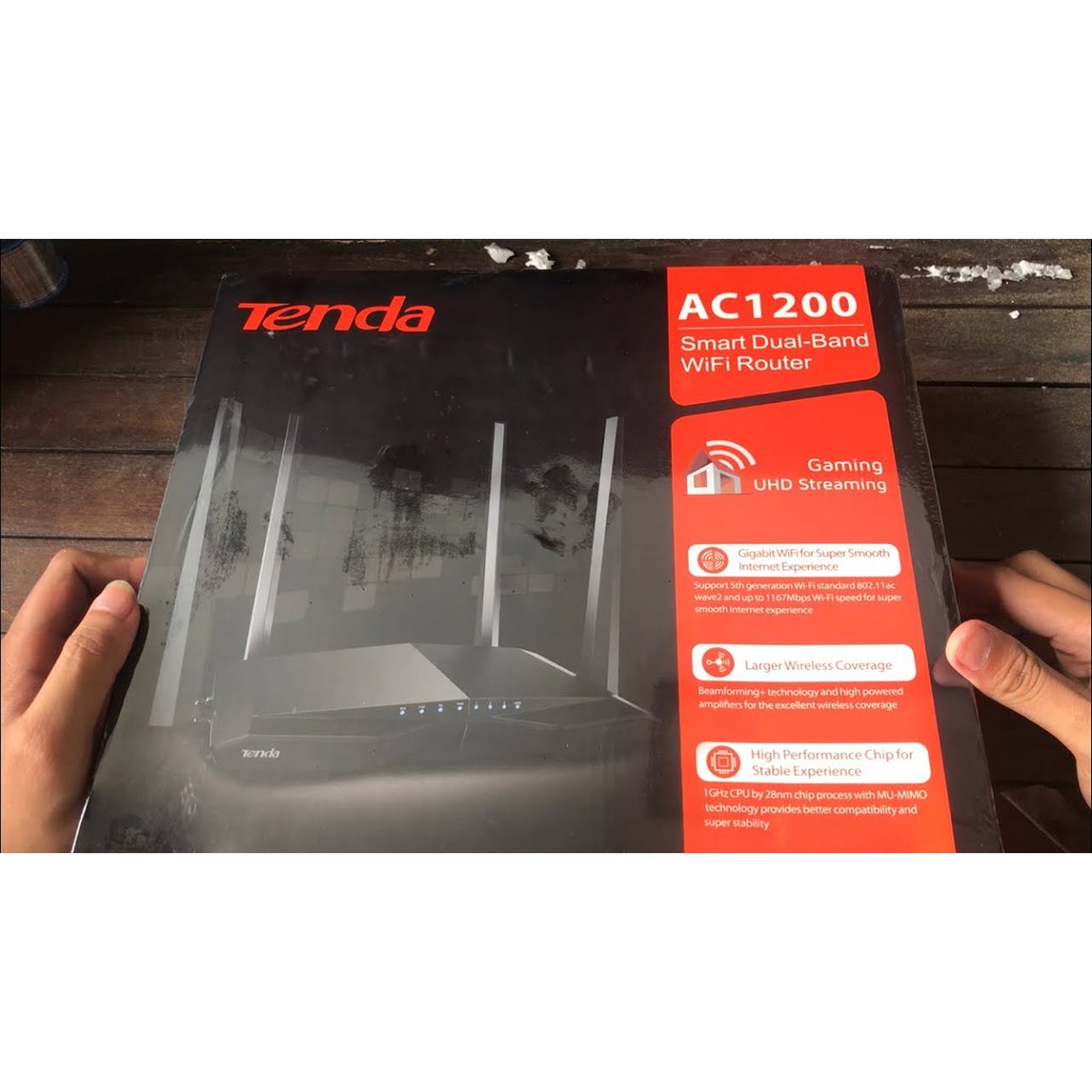 Tenda AC8 AC1200 Dual Band Gigabit Wireless Router - Wolusiji