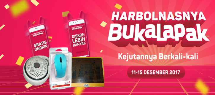 Bukalapak Harbolnas 11-15 Desember 2017