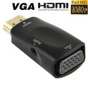 Converter/Adapter HDMI to VGA & AUX 1080P