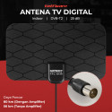 Taffware Antena TV Digital Indoor DVB-T2 25dB Jack Male