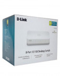 Switch/Hub DLink DES1008A 8 Port 10/100Mbps
