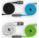 2 in 1 Duo Magic Cable Lightning and Micro USB Cable for Android/IPhone