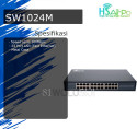 List Category Networking - HSAirpo SW1024M 24 port Switch Fast Ethernet 10/100Mbps Metal Case - unmanaged