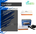 Switch/Hub HSAirpo SW108P 10/100MBPS 8 PORT - PoE Support