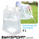 Kantong/Botol air portable camping water bag 5 Liter