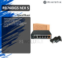 Mikrotik RB760iGS hEX S Gigabit Router with SFP 1.25GE