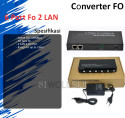 Converter LAN to Fiber Optic 10/100 Mbps - 6 port Fiber Optic 2 LAN