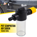 Car Water gun Foam pot pembuat busa salju air sabun pembersihan mobil dan motor
