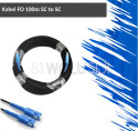 Dropcord/precon/Cable Fiber Optic / Kabel Fiber Optic Single mod 100m - 3 kawat seling