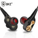 Dual Driver Earphone HiFi With Microphone - QKZ CK8