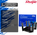 Ruijie RG EW6000GX WIFI6 Wireless AX 6000Mbps Dual Band / Dual WAN Agregasi with 2.5G port
