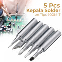 1 Set mata solder kepala solder dengan 5 jenis yang berbeda