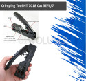 Crimping Tool UTP/FTP Cable Cat 5E/6/7 Type HT 7018 - Special Tool