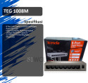 Tenda TEG 1008M Switch Hub 8 Port Gigabit 10/100/1000Mbps Metal Case