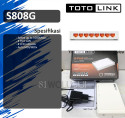 List Category Networking - Desktop Switch/Hub Totolink S808G 10/100/1000Mbps 8 port