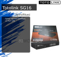 Totolink Switch SG16 10/100/1000Mbps (Gigabit) - Unmanaged