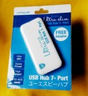 USB Hub 7 Port dengan Adaptor - Ultra Slim